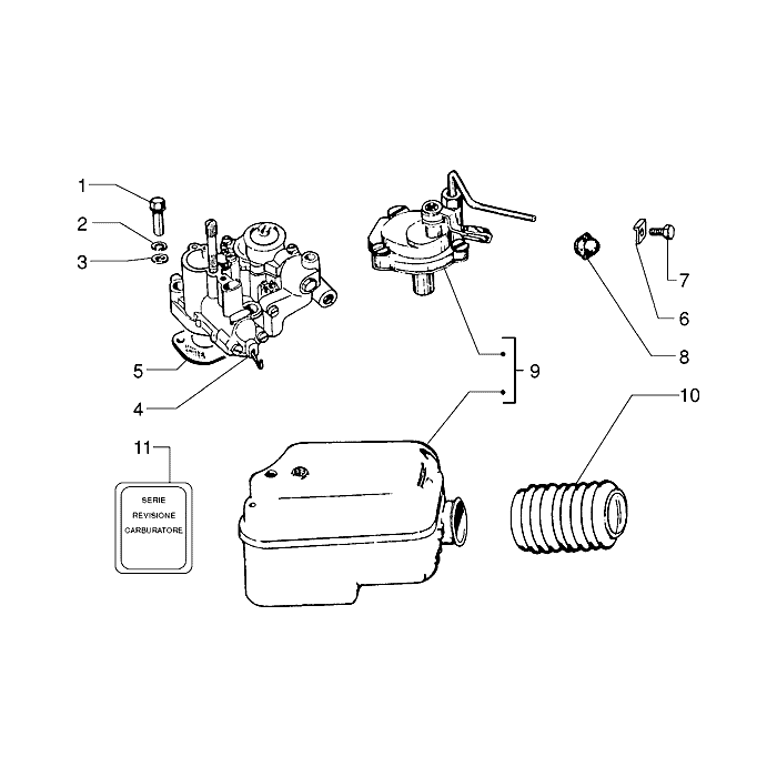 Carburateur luchtfilter