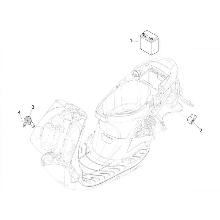 Accu - Batterij - Claxon