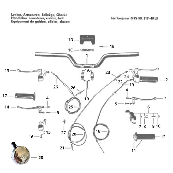 stuur compl gts 517-40 l5