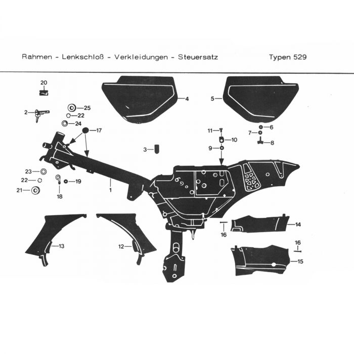 Frame Zundapp 529
