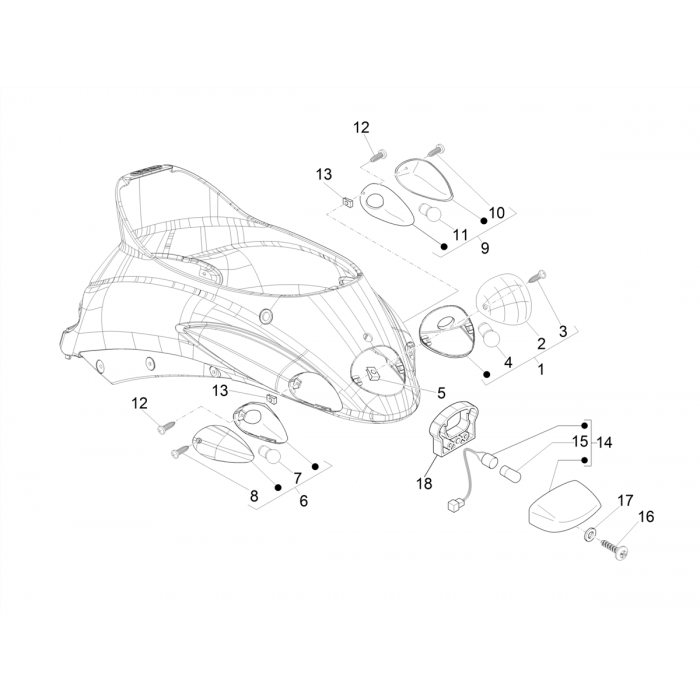 Achterlichten - Knipperlichten