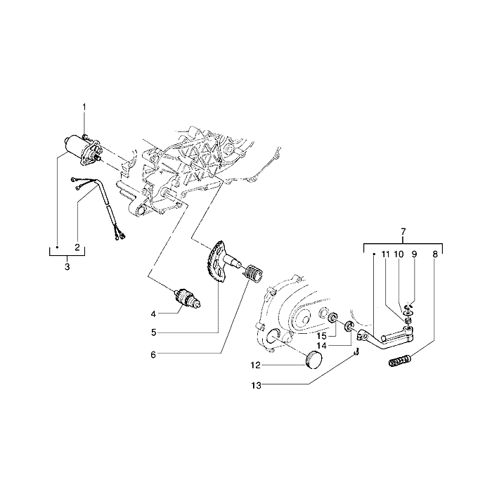 Startmotor-Kickstarter