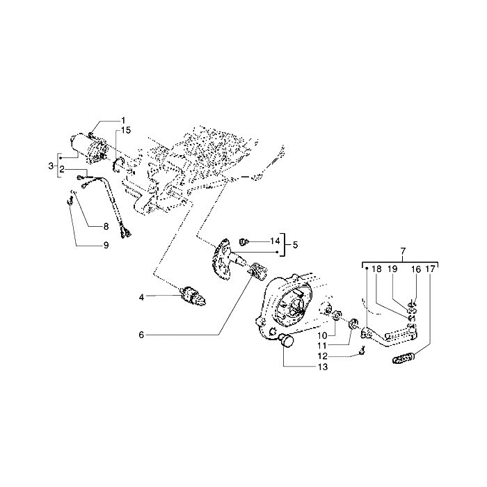 Startmotor-Kickstarter
