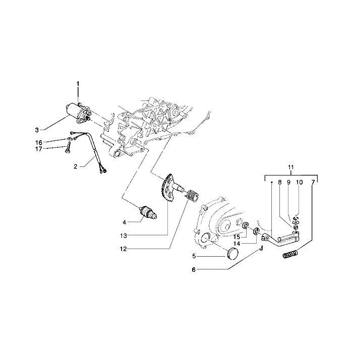 Startmotor-Kickstarter