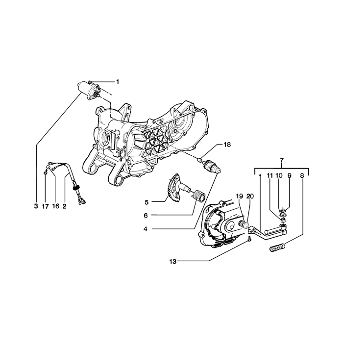 Startmotor-kickstarter