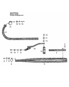 uitlaat zundapp 517-21 la 517-40 L5