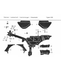 Frame Zundapp 529