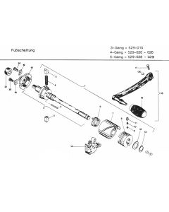 Schakelas Zundapp 529 010 -029