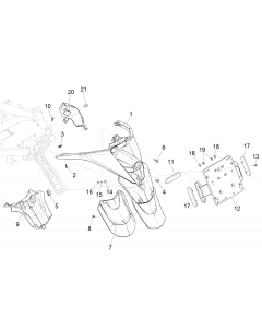 Achterklep - spatbordklep