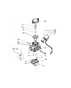 Onderdelen carburateur