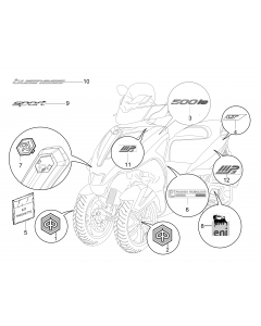Plaquettes - Decoraties
