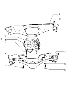 Snelheidsmeter-Stuurdeckel