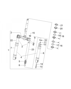 Vork/stuurkabel - Balhoofdset