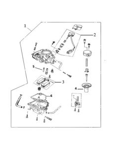 Carburateur + toebehoren
