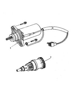 Startmotor + Bendix